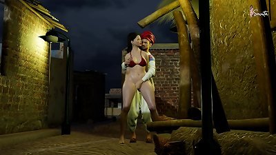 Village headman fucks Savita Bhabhi's tight twat in a public realm - Savita Bhabhi's business Deal