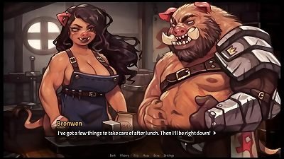 My Pig princess [ hentai Game PornPlay ] Ep.23 steaming plump furry in bikini on public beach