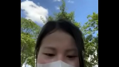 asian lady masterbate on street